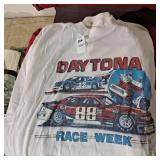 Vintage-style NASCAR graphic t-shirt size large