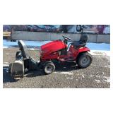 Toro Wheel Horse Lawn Tractor with Berco Snow