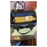 Kobalt tool bag with handles wooden pencils, etc.