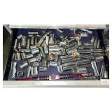 Drawer of Sockets including Deep Well Sockets