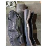 Fitness mats, sandbag lot