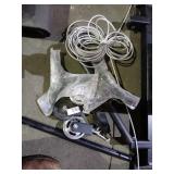Fitness equipment cables and pulley lot