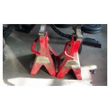 2 Strongway 12-Ton Double Locking Jack Stands