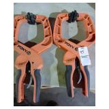 Two Pony quick release clamps