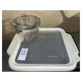 Anchor Hocking covered glass casserole dish @