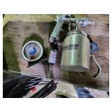 Paint gun & misc items