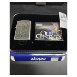 Zippo lighter Our Century in tin seal unopened