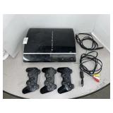 Sony PlayStation 3 with 3 controllers & cords