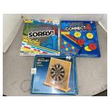 Executive mini dart set & sorry & connect 4
