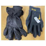 Nike menï¿½s cotton gloves & leather? gloves