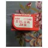 Hornady 22 cal. 50gr .224sx
