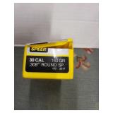 Speer 30 cal 150 gr.  .308 rounsp.