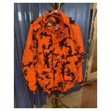 White Water Works 2XL fluorescent jacket with zip