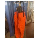 Columbia 2XL fluorescent bib overalls