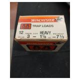 Winchester 12 ga AA 1-1/8 oz 7-1/2 shot partial