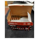 Federal 9mm 115 gr partial box of 85