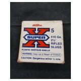 Super X 410 2-1/2" 1/5 oz. slugs full box of 5