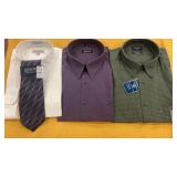 Menï¿½s Dress Shirts XL, 17 1/2 -New