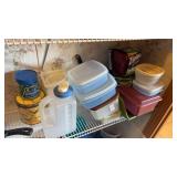 Lot of Tupperware Storage Containers