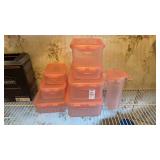 Pink Lock Storage Containers