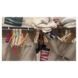 Lot of Hangers In Closet