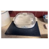 Hot Plate and Corningware Casserole Dish