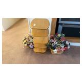 5-Tier Wooden Stand with Removable Shelves and