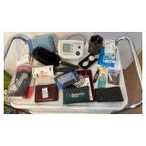 Lot with Blood Pressure Monitor, Nail Clippers,