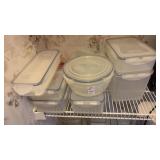 Lot of Lock Lid Storage Containers