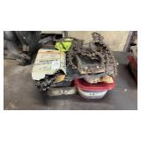 Lot of 36 Inch Used Chainsaw Blades