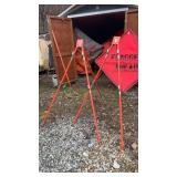 Two Roadsign Tripods