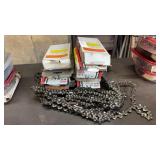 Lot of 24 Inch Used Chainsaw Blades