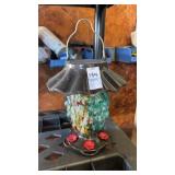 Glass Hummingbird Feeder