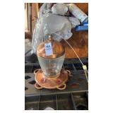 Glass Hummingbird Feeder