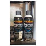 Two Pyroil Starting Fluid NEW