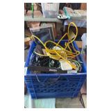 Milk Crate of Computer Wires