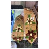 Two Floral Butterfly Banners