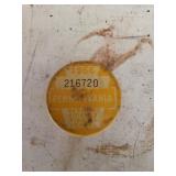 Vintage fishing license pin 1956