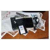 2 Folding Multi-Tools and Head Lamp