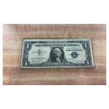 1957 B 1 Dollar Silver Certificate