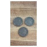 Lot of 3 Buffalo Nickels Assorted Dates