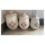 VTG Stoneware Canister Set