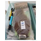 Quality fly tying material lot hackle, bucktail