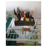 KF Odames fly tying vise and equipment