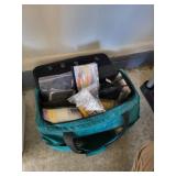 Tote with fishing accessories