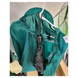 Rain coat & umbrella