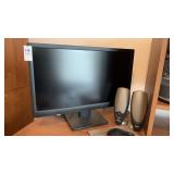 Dell Monitor with Speakers, Mouse, and Keyboard