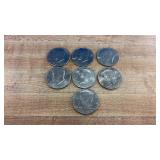Lot of 7 Kennedy Bicentennial Half Dollars