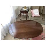 3 piece Ethan Allen drop leaf coffee table-50