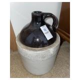 Vintage stoneware crock  jug- 10.5 inches h